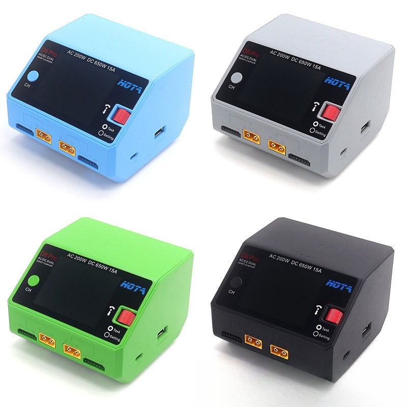 Hota D6 Pro Dual Lipo Charger - HOTA D6 Pro 650W 200W Çift