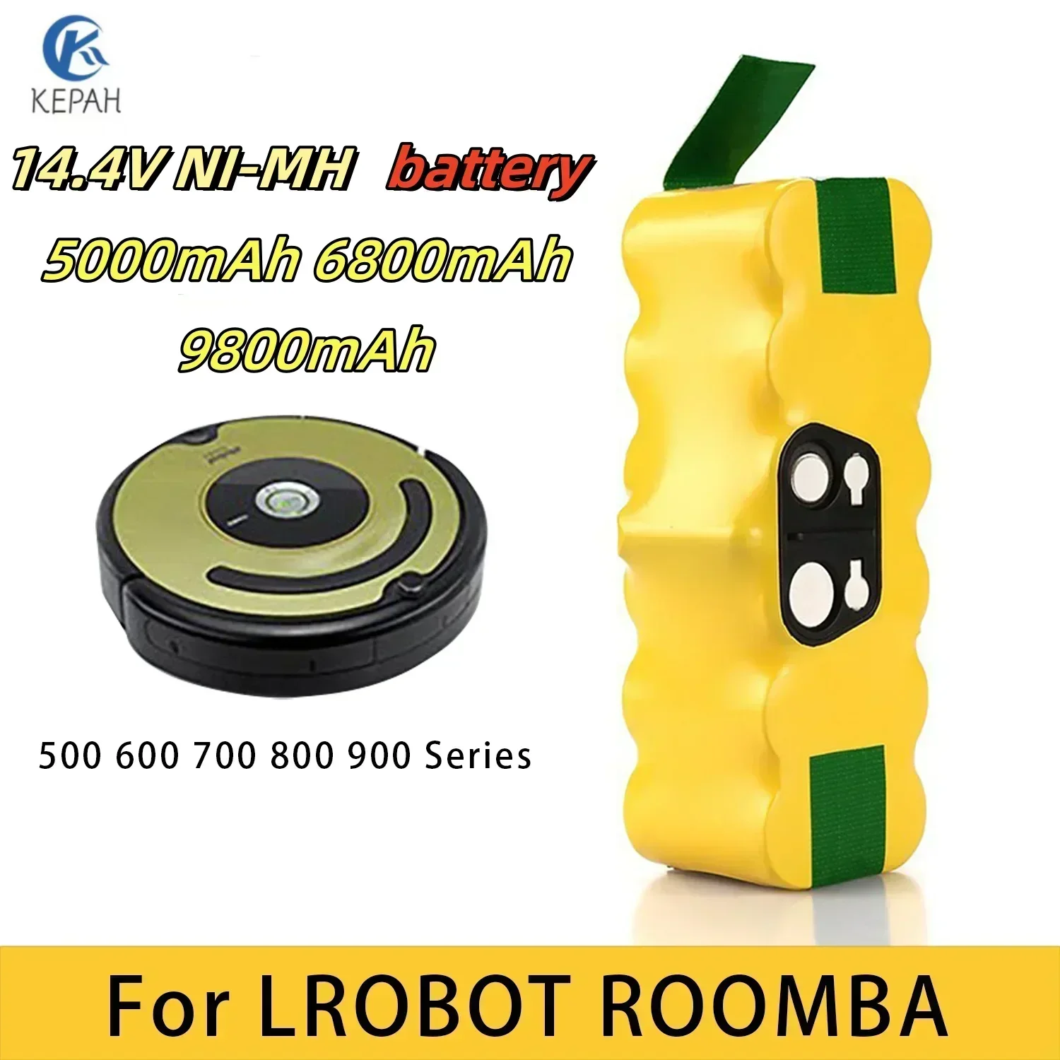4S Lipo Battery 14.8V 6000Mah - 14.4V 5000mAh robotlu süpürge pili IRobot