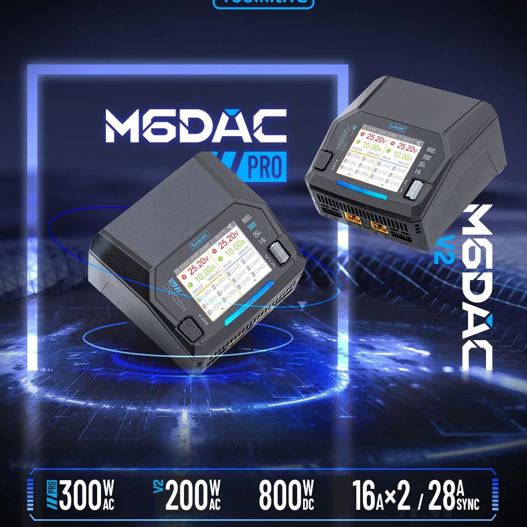 Toolkitrc M6Dac Smart Charger - ToolkitRC M6DAC PRO M6DAC V2 Çift