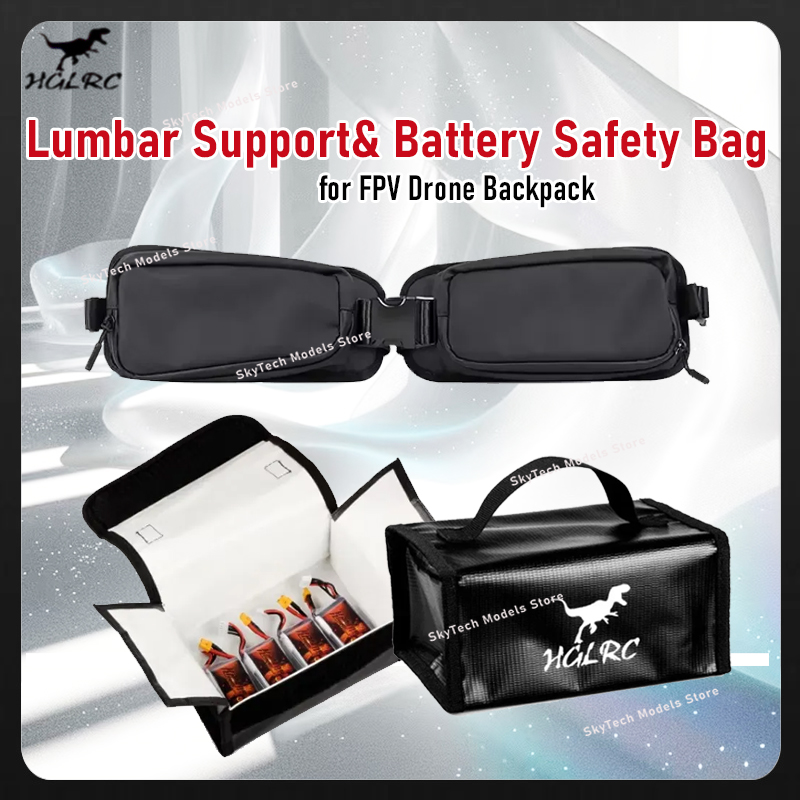 Lipo Battery Fireproof Safety Charge Box - HGLRC ergonomik bel yastığı ve yanmaz