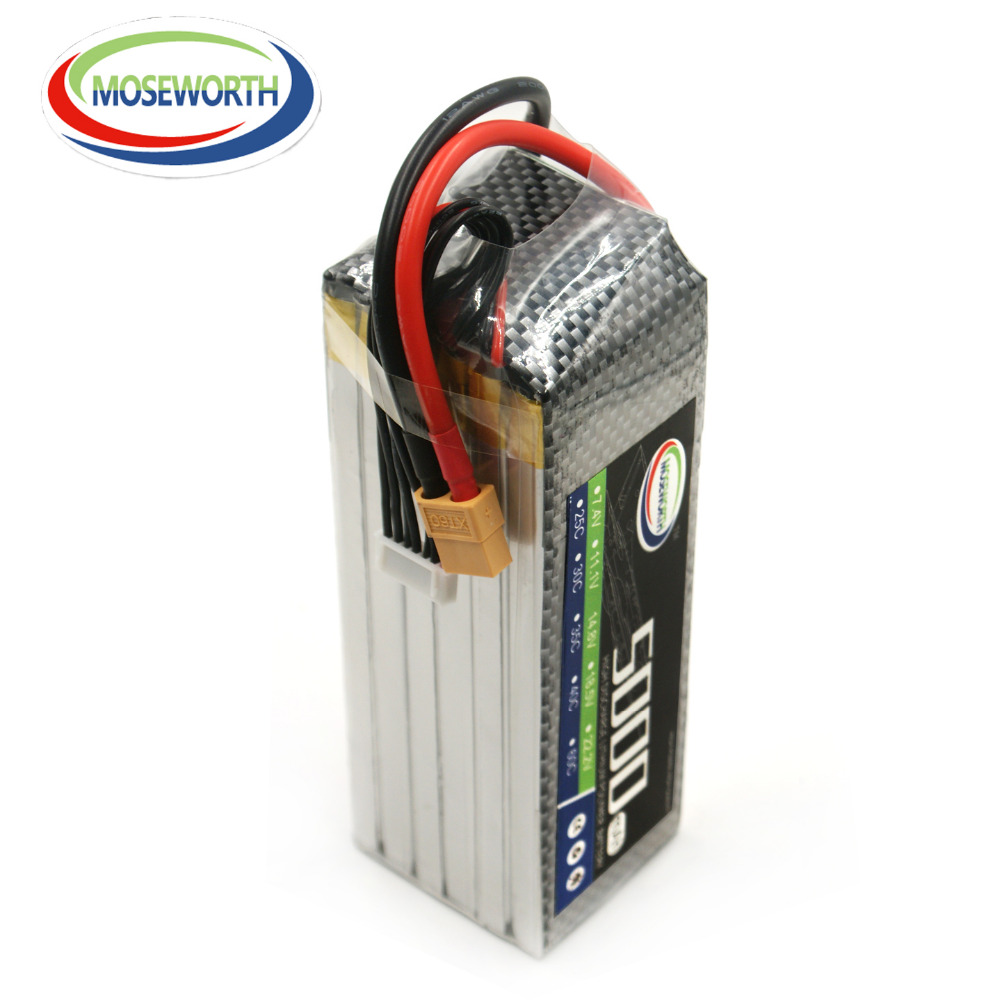 6S Lipo Battery 22.2V 5000Mah - 6S 22.2V 5000mAh 60C RC oyuncak