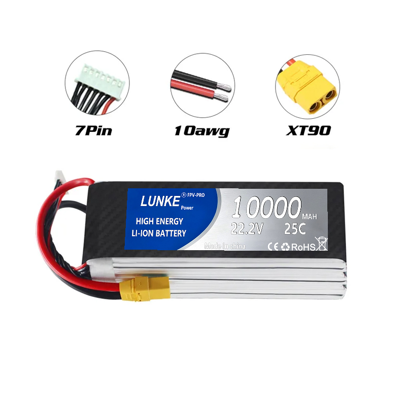 Lipo Pil 2S 3S 4S 5S 6S 12S 80 - 6S Lipo Battery 22.2V 5000Mah incelemesi ve fiyatı