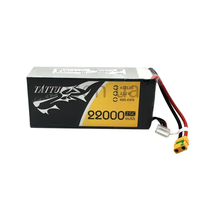 TATTU 22000 mAh 22.2 V 6 S 488 - Tattu 6S 22000Mah Lipo Battery incelemesi ve fiyatı