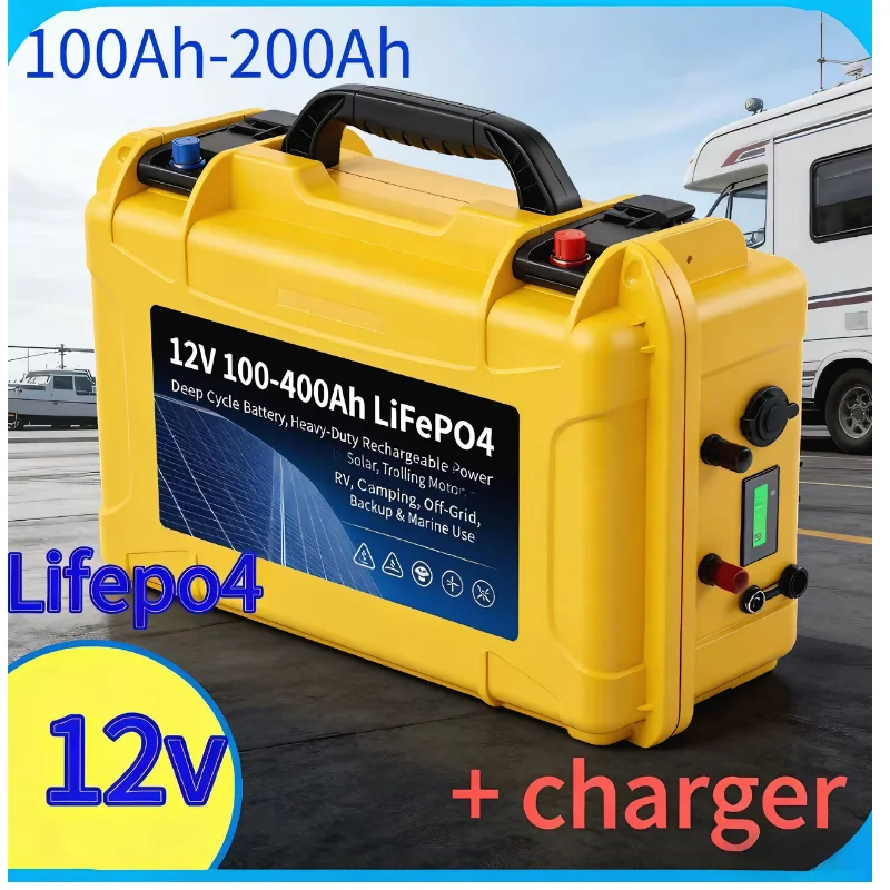 12V LiFePO4 100‑200Ah |   Blue - Lifepo4 12V 100Ah Bms Bluetooth incelemesi ve fiyatı