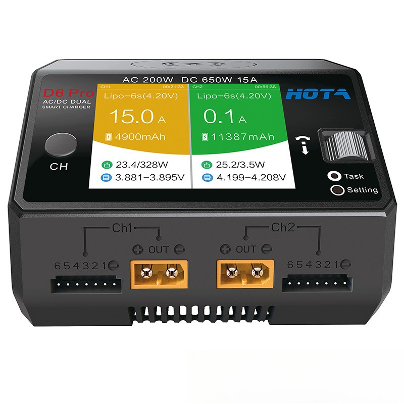 HOTA D6 Pro 650W 200W Çift Güç - Hota D6 Pro Dual Lipo Charger incelemesi ve fiyatı