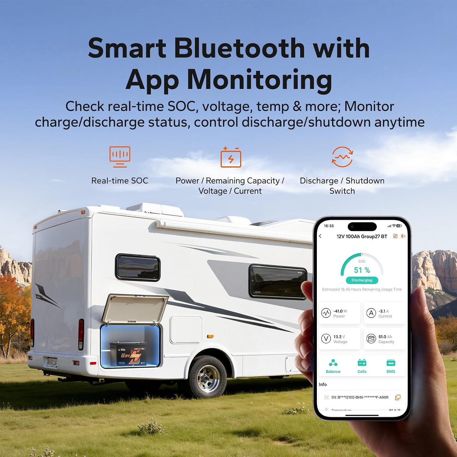 12V 100Ah LiFePO4 Batarya, Gru - Lifepo4 12V 100Ah Bms Bluetooth incelemesi ve fiyatı