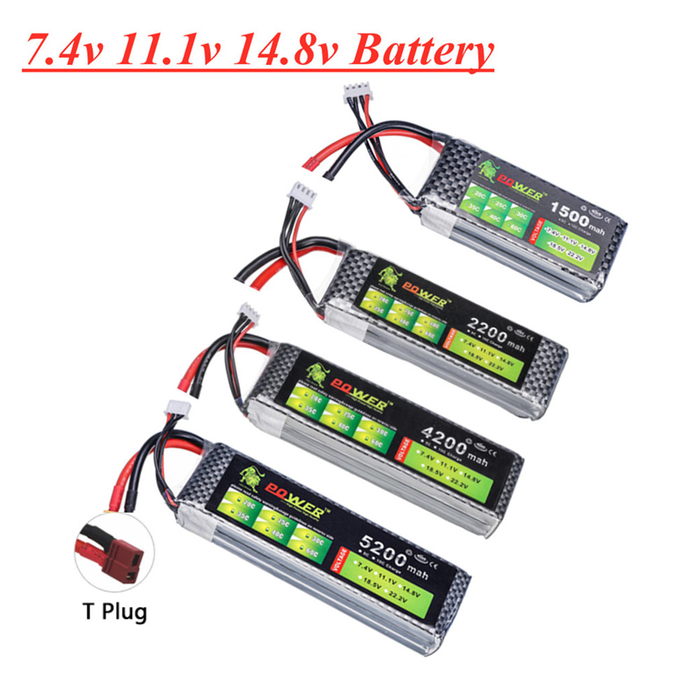Lipo pil 2S 3S 4S 1500mah 2200 - 4S Lipo Battery 14.8V 6000Mah incelemesi ve fiyatı