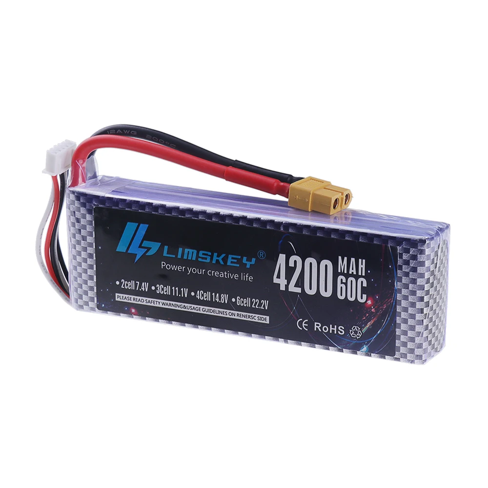 60C Lipo Pil 14.8V 4S 1500mah  - 4S Lipo Battery 14.8V 6000Mah incelemesi ve fiyatı