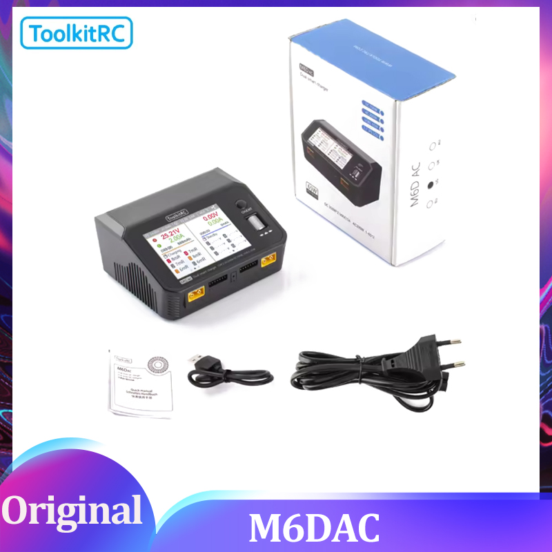 ToolkitRC M6DAC Çift Kanallı A - Toolkitrc M6Dac Smart Charger incelemesi ve fiyatı