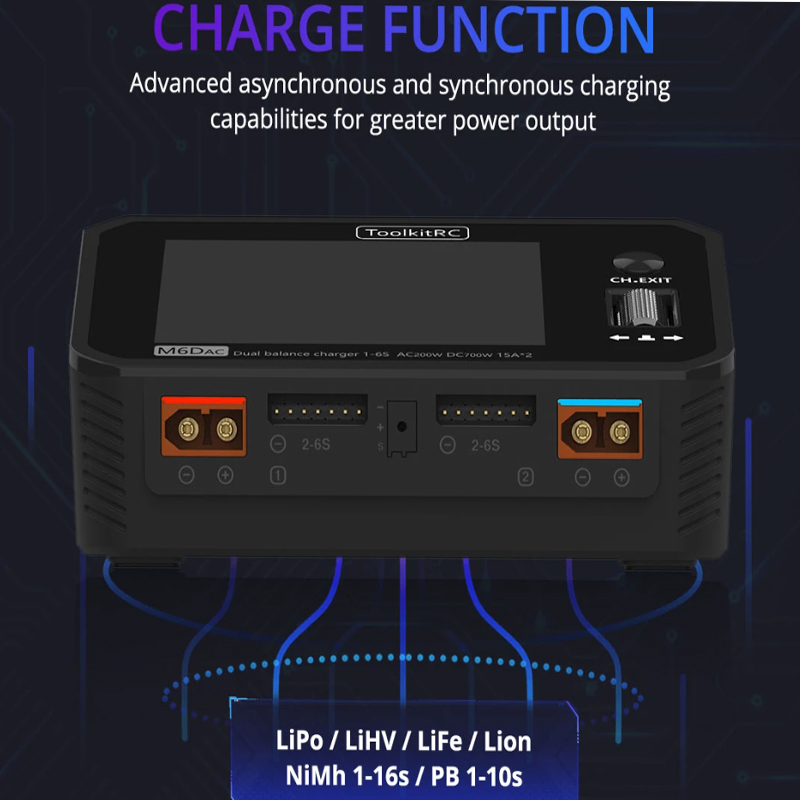 ToolkitRC M6DAC Çift Kanallı A - Toolkitrc M6Dac Smart Charger incelemesi ve fiyatı